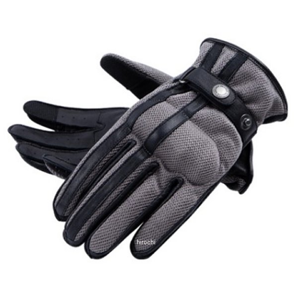 FRTG-97M デグナー DEGNER 春夏モデル テキスタイルメッシュグローブ レディース 黒/グレー Sサイズ