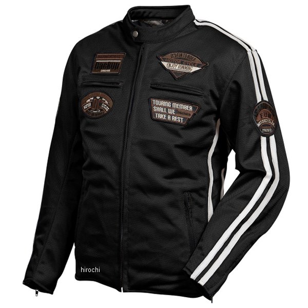 24SJ-1 デグナー DEGNER 春夏モデル テキスタイルフルメッシュジャケット 黒 Lサイズ