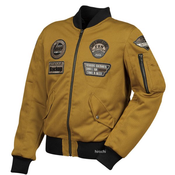 24SJ-2 デグナー DEGNER 春夏モデル メッシュMA-1ジャケット ブラウン 2XLサイズ