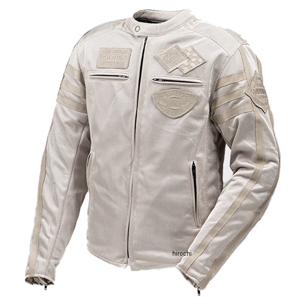 21SJ-10 デグナー DEGNER 春夏モデル テキスタイルメッシュジャケット ベージュ XLサイズ