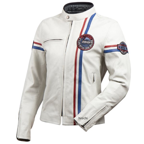 FR24SJ-7 デグナー DEGNER 春夏モデル レザージャケット レディース 白 Sサイズ