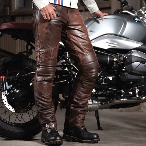 4524486106699 デグナー DEGNER DP-28 カップ付きレザーパンツ ブラウン XLサイズ