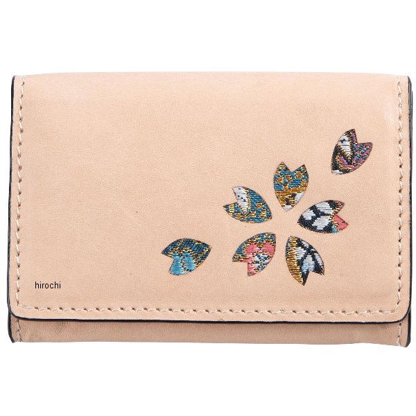 W-130K デグナー DEGNER 花山レザー名刺ケース タン/都桜