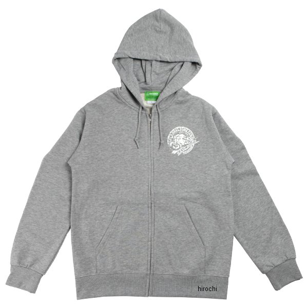 4524486108686 デグナー DEGNER HS24H-1 ジップパーカー グレー Mサイズ