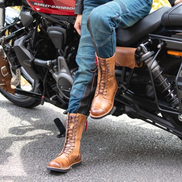 4524486109287 デグナー DEGNER HS-B18 セミロングブーツ レディース ライトブラウン 22.5cm