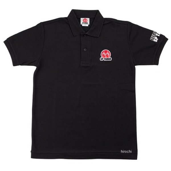 SPTS-5 デグナー DEGNER 春夏モデル SP忠男コラボ 半袖ポロシャツ 黒 Lサイズ