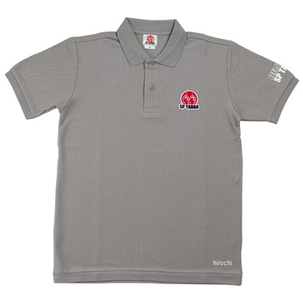 SPTS-5 デグナー DEGNER 春夏モデル SP忠男コラボ 半袖ポロシャツ グレー XLサイズ
