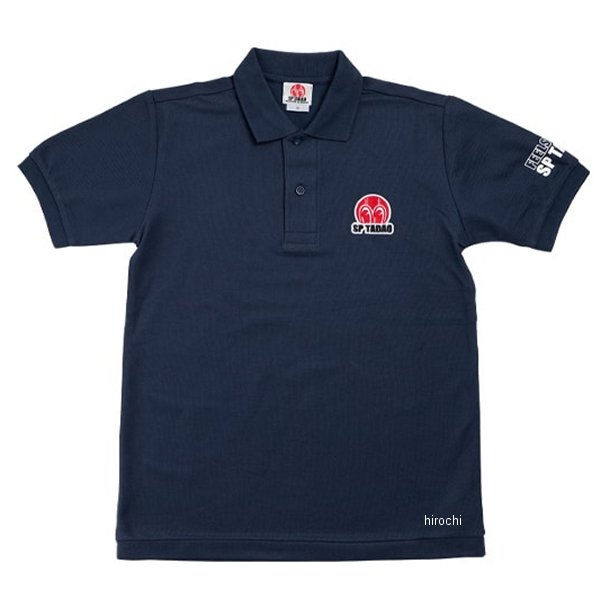 SPTS-5 デグナー DEGNER 春夏モデル SP忠男コラボ 半袖ポロシャツ ネイビー Sサイズ