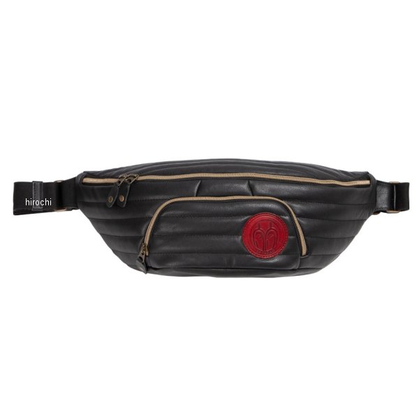 SPW-4 デグナー DEGNER 春夏モデル SP忠男コラボ レザーウエストバッグ 黒