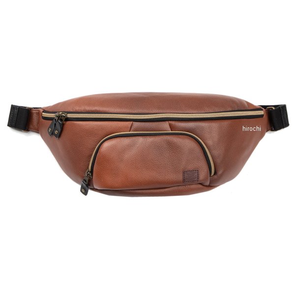 W-136 デグナー DEGNER レザーウエストバッグ ブラウン