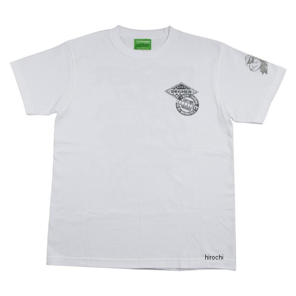 25TS-1 デグナー DEGNER 春夏モデル コットンTシャツ 白 XLサイズ