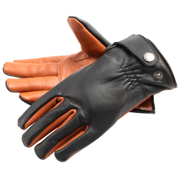 4524486111952 TG-108 デグナー DEGNER 2025年秋冬モデル レザーグローブ ブラック/ブラウン Lサイズ