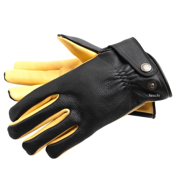 4524486111983 TG-108 デグナー DEGNER 2025年秋冬モデル レザーグローブ ブラック/タン Lサイズ