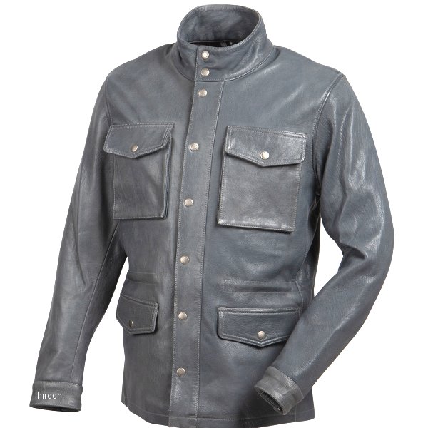 25WJ-2 デグナー DEGNER 2025年秋冬モデル ミドル丈レザージャケット グレー XLサイズ
