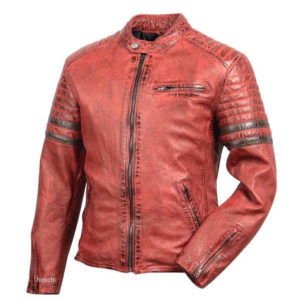 25WJ-7 デグナー DEGNER 2025年秋冬モデル レザージャケット レッド Mサイズ