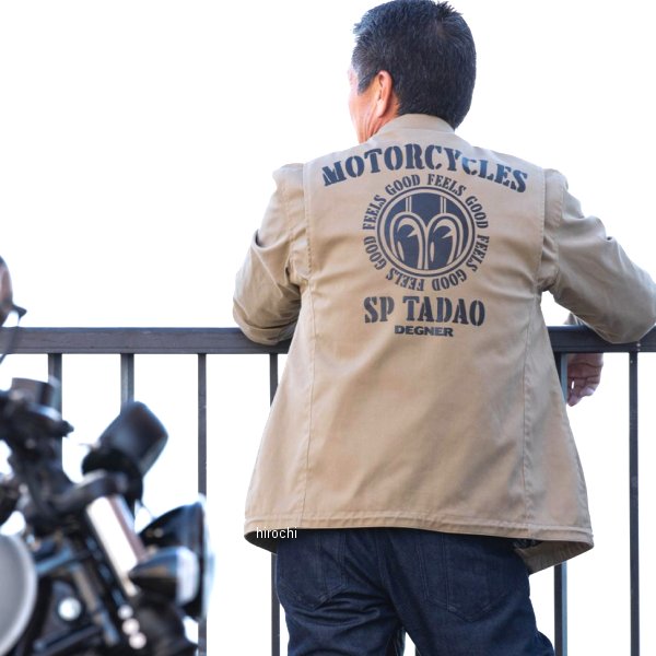 4524486112836 デグナー DEGNER SPJ-10 SP忠男 防風ツイルコーチジャケット ベージュ XLサイズ