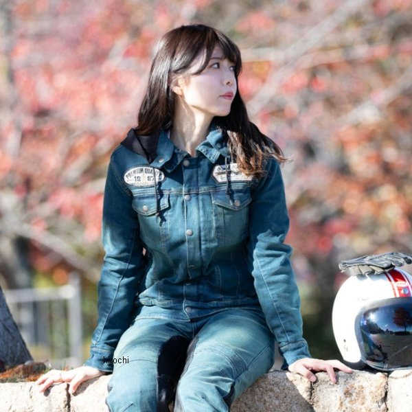 4524486112966 デグナー DEGNER FR25SJ-4 フード付デニムジャケット レディース ヴィンテージネイビー XLサイズ