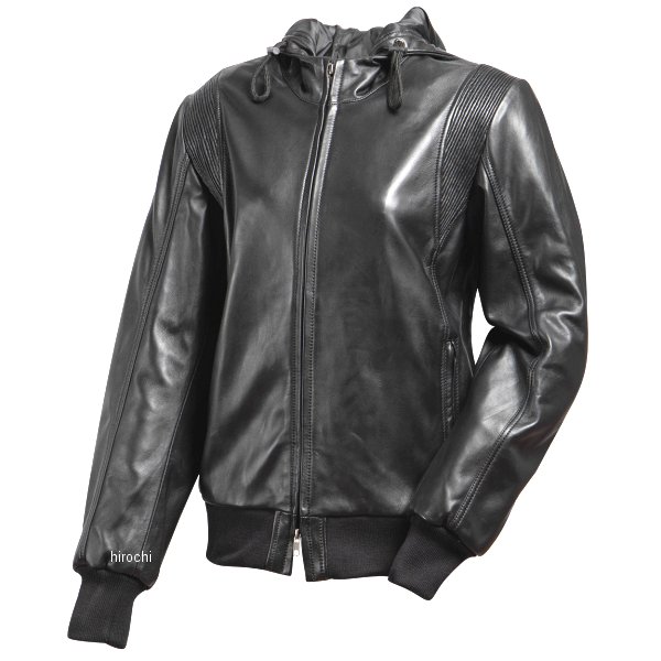 FR25WJ-5 デグナー DEGNER 2025年秋冬モデル フード付きレザージャケット ブラック Mサイズ