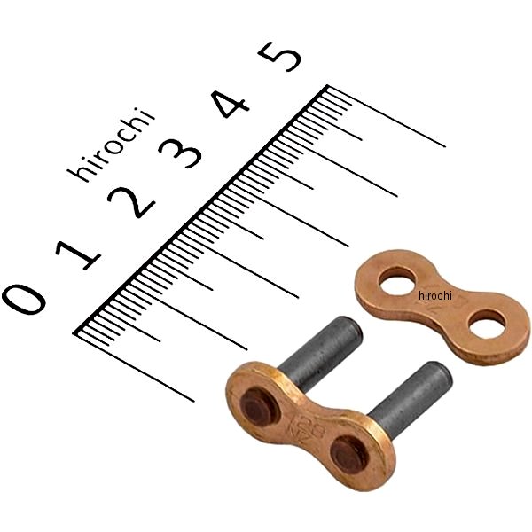 4525516168977 DID 大同工業 チェーン 428NZ ノンシール シリーズ カシメジョイント ゴールド/黒