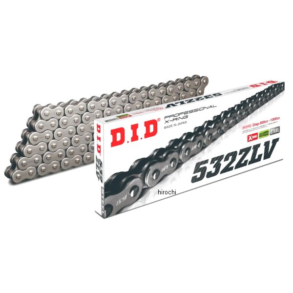 4525516261265 DID 大同工業 チェーン 532ZLV シリーズ スチール 122L カシメ 532サイズ