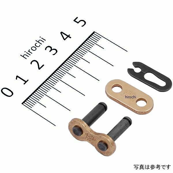420D-クリップジョイント RJ G&B DID 大同工業 チェーン 420D クリップジョイント ゴールド/黒