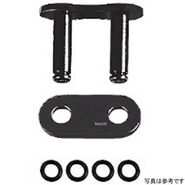 4525516469944 DID 大同工業 チェーン 520ZVM-X シリーズ カシメジョイント 黒