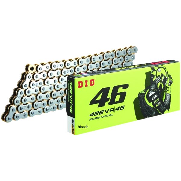 4525516472289 DID 大同工業 チェーン 428VR46-126L FJ クリップ 428サイズ