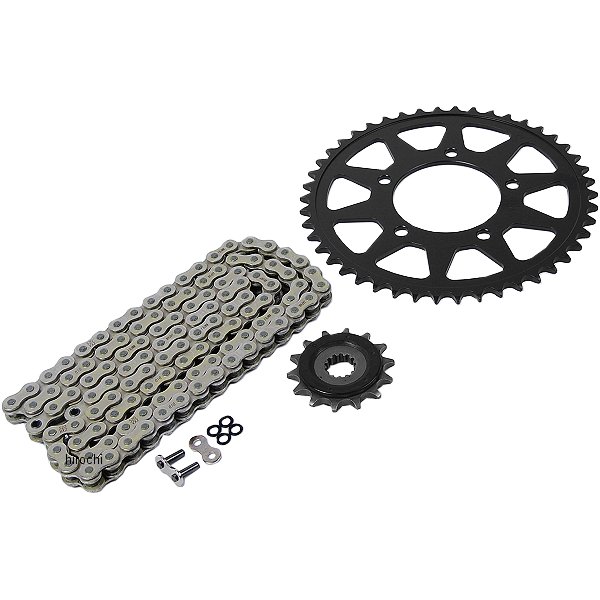 DS-01S DID 大同工業 チェーン、フロント/リアスプロケット 3点交換キット 12年-15年 GSR250 シルバー