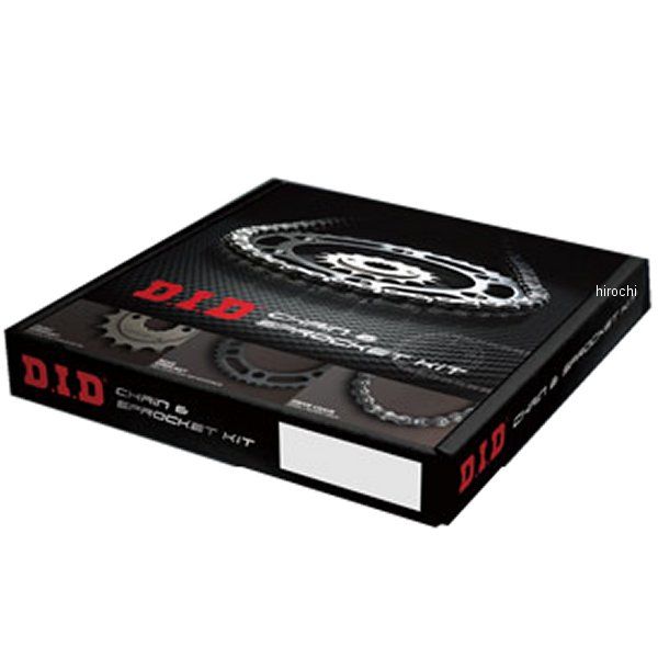 DS-04B DID 大同工業 チェーン、フロント/リアスプロケット 3点交換キット 99年-07年 GSX1300R Hayabusa 黒