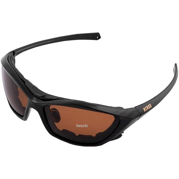 RS903 ライズ RIDEZ 偏光サングラス Protection Eyewear 黒 フリーサイズ (ブラウンレンズ)
