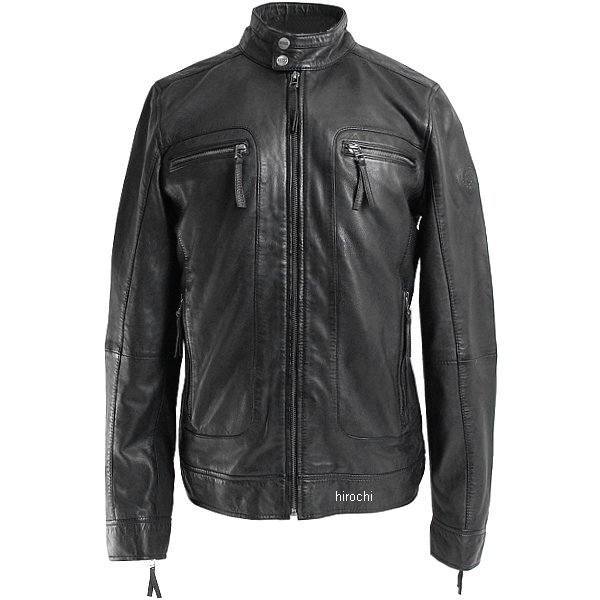 RLJ202-XL ライズ RIDEZ レザージャケット CLUBS ランプブラック XLサイズ