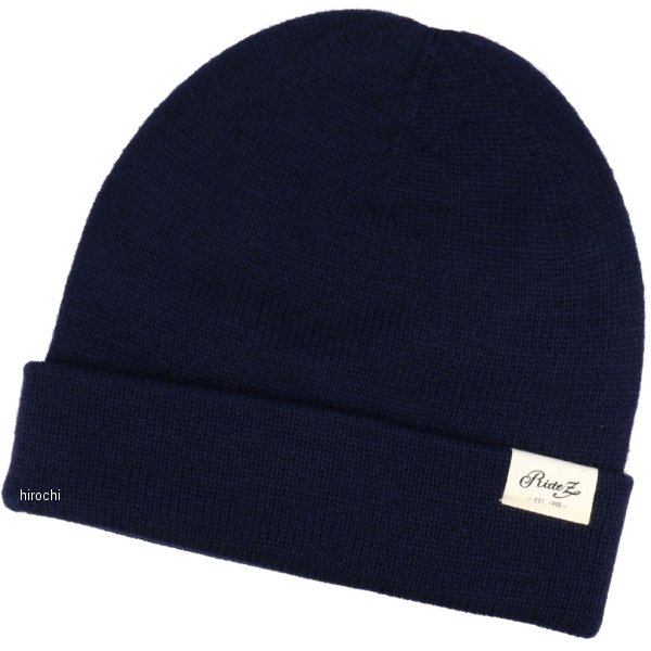 RWC02 ライズ RIDEZ ワッチキャップ WHOLEGARMENT ネイビー フリーサイズ