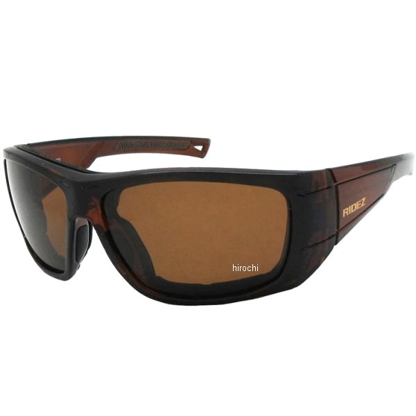 RS912 ライズ RIDEZ 偏光サングラス Protection Eyewear DAMPER 茶/茶