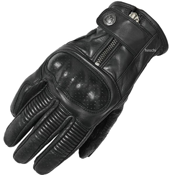 RLG2201 ライズ RIDEZ MOTO GLOVES DEFOE レザーグローブ 黒 Lサイズ