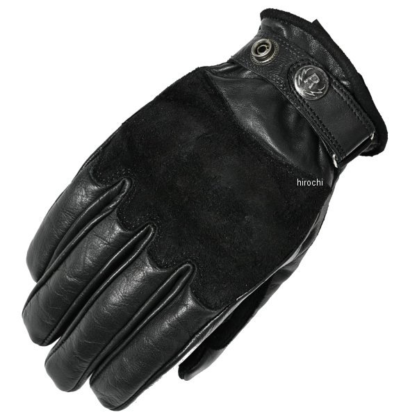 RLG2202 ライズ RIDEZ MOTO GLOVES REBEL レザーグローブ 黒 Lサイズ