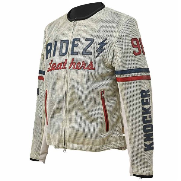 RLSJ15 ライズ RIDEZ PISTON KNOCKER メッシュジャケット アイボリー XLサイズ