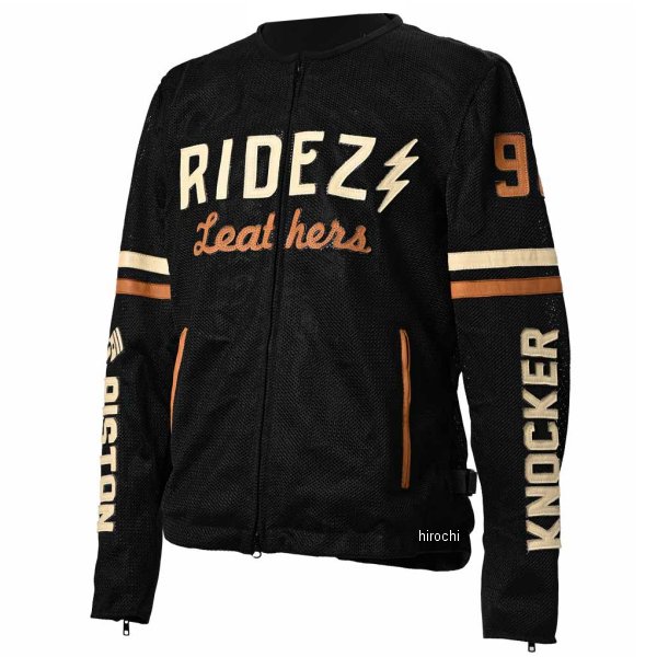 RLSJ15 ライズ RIDEZ PISTON KNOCKER メッシュジャケット 黒 Lサイズ