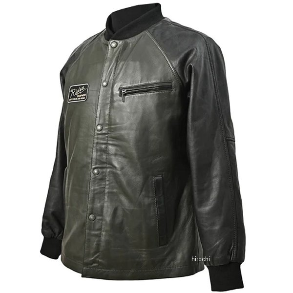 RLJ223 ライズ RIDEZ カークラブコート レザージャケット オリーブ Mサイズ