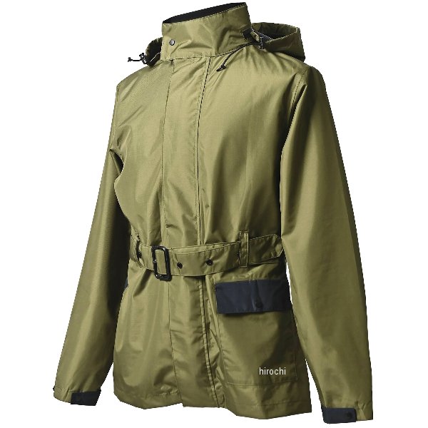 MCR05 ライズ RIDEZ マイクロレインコート オリーブ Sサイズ