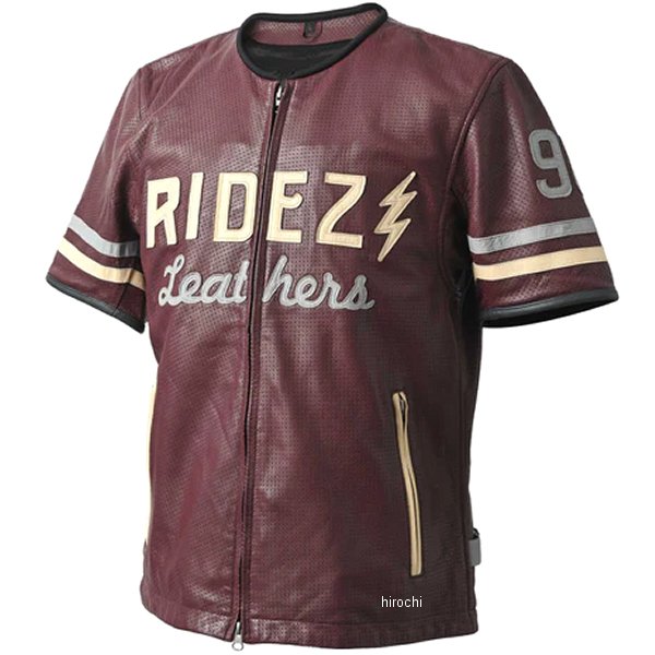 RLSJ16 ライズ RIDEZ レザージャケット 98 S/S 赤 Mサイズ