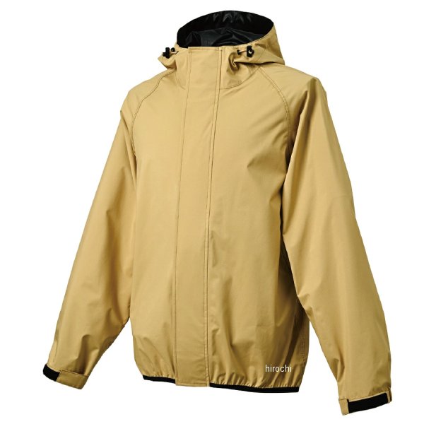 MCR06 ライズ RIDEZ レインジャケット MOTTO MICRO RAIN JACKET カーキ LLサイズ