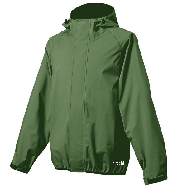 MCR06 ライズ RIDEZ レインジャケット MOTTO MICRO RAIN JACKET モスグリーン 4Lサイズ