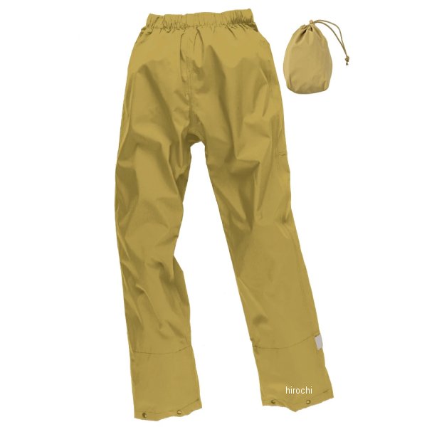 MCR07 ライズ RIDEZ レインパンツ MOTTO MICRO RAIN PANTS カーキ Mサイズ
