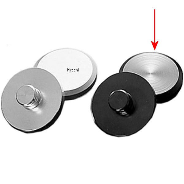 10370170 アクティブ ACTIVE アルミフロントフォークキャップ 90年-03年 GPZ900R 黒