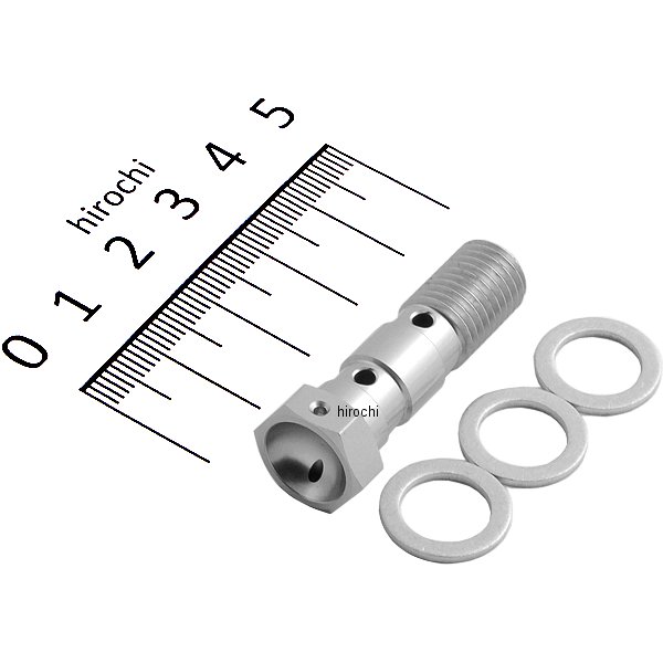 14992524 アクティブ ACTIVE バンジョーボルト P1.25W ダブル シルバー