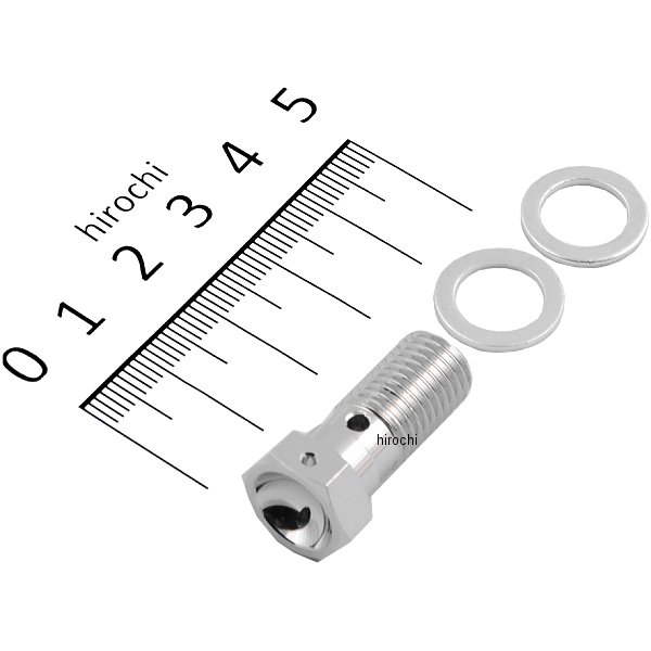 14992519 アクティブ ACTIVE バンジョーボルト P1.25 シングル メッキ