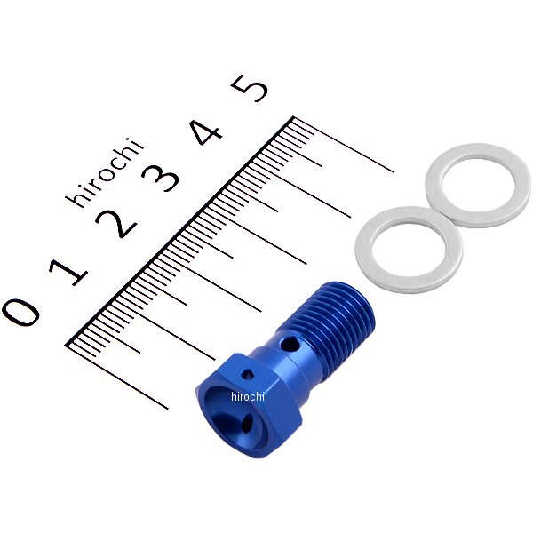 14993811 アクティブ ACTIVE バンジョーボルト シングル P3/8 青