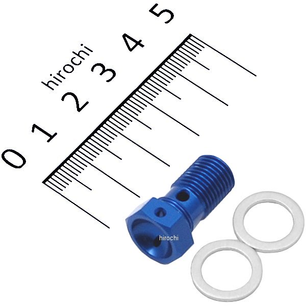 20990111 アクティブ ACTIVE バンジョーボルト シングル P1.00 brembo対応 青