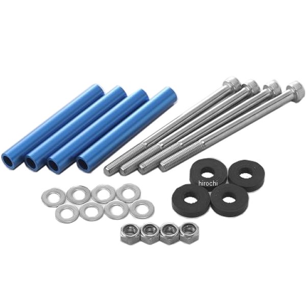 1050757 アクティブ ACTIVE サイドカラー&ボルトセット ストレートコア用 7段 黒 4セット入り