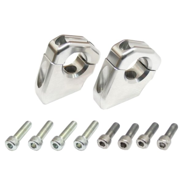 60801132 アクティブ ACTIVE φ28.6 ハンドル ポスト 2穴 M8×P1.25 シルバー